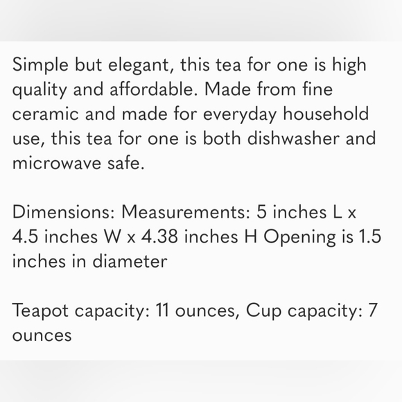 Old Amsterdam "Tea for One" Personal Tea Pot and Cup Set, Gorgeous Cobalt Blue - Picture 8 of 8